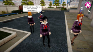 Gameplay footage from Yandere School.