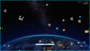 Gameplay footage from Astro Ace.