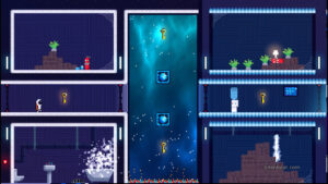 A stage with four keys in Astrovity.