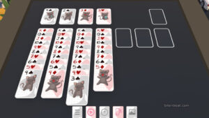 Gameplay footage from Buddy and Lucky Solitaire.