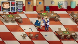 Gameplay footage from Bully Beatdown.