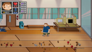 Gameplay footage from Bully Beatdown.