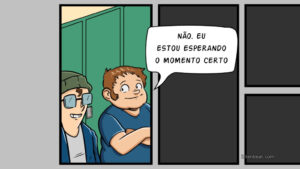 A cutscene from Bully Beatdown.