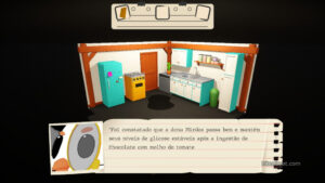 The kitchen in Chicken Holmes – The Mystery of Bartolomeu.