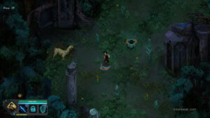 An area with a dead creature in Children of Morta.