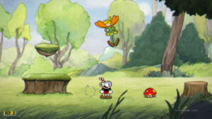 An early stage in Cuphead.