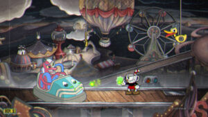 Gameplay footage from Cuphead.