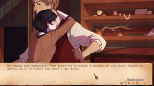 Rose hugging Dan in Edge of Reality.