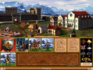 A kingdom in Heroes of Might and Magic II: Gold Edition.