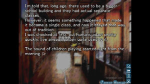 Gameplay footage from Higurashi When They Cry Hou – Ch.1 Onikakushi.