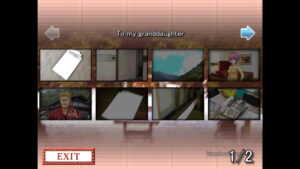 Chapter selection screen from Higurashi When They Cry Hou – Ch. 7 Minagoroshi.