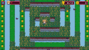Gameplay footage from Lost Kittens: Maze Garden.