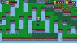 Gameplay footage from Lost Kittens: Maze Garden.