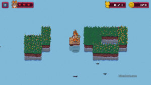 Gameplay footage featuring the female protagonist in Lost Kittens: Maze Garden.