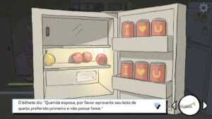 A fridge with some cans and fruits in LoveChoice 拣爱.