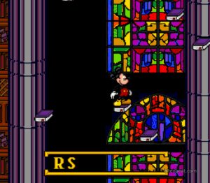 Mickey helping Horace in the library challenge in Mickey’s Ultimate Challenge.