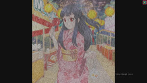 An illustration unlocked in Mokoko X.