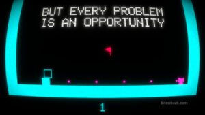 Gameplay footage from Neon Depth.