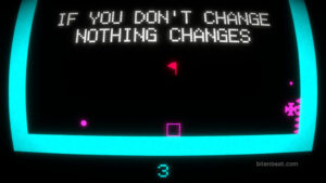 Gameplay footage from Neon Depth.