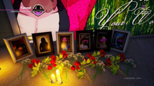 Pictures from the Underground Path in Paradise Killer.