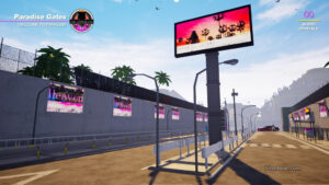 Gameplay footage from Paradise Killer.