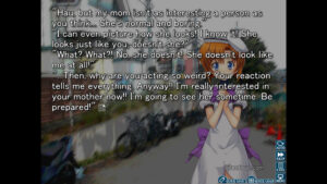 Gameplay footage from Higurashi When They Cry Hou – Ch. 6 Tsumihoroboshi.