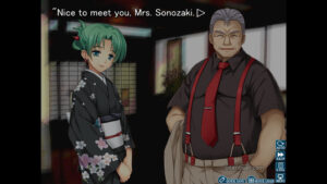 Akane Sonozaki and Kuraudo Ooishi in Higurashi When They Cry Hou – Ch. 6 Tsumihoroboshi.