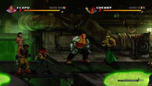 Floyd and Cherry from Streets of Rage 4.