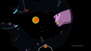 Gameplay footage in Swallow the Sea.