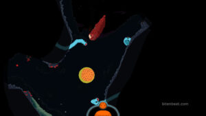 Gameplay footage in Swallow the Sea.