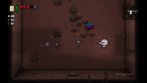 Gameplay footage from The Binding of Isaac: Rebirth.