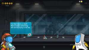 Dialogue scene in The Bug Butcher.