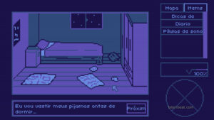 The bedroom in The Horror of Salazar House.