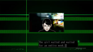 Gameplay footage from The Silver Case.