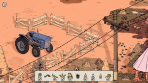 An area with a tractor in Wind Peaks.