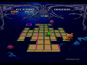 A level with a blue background in Zoom!.