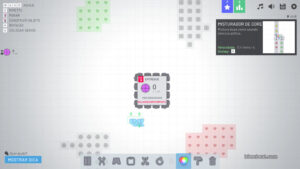 Gameplay footage from shapez.io.