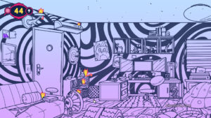 Gameplay footage from A Building Full of Cats.