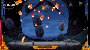 Meteors falling in Angelstruck.