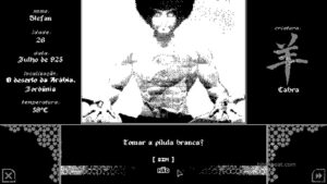 A choice-driven moment in Critters for Sale.