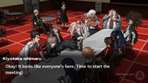 Gameplay footage from Danganronpa: Trigger Happy Havoc.