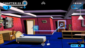 The protagonist's room in Danganronpa: Trigger Happy Havoc.