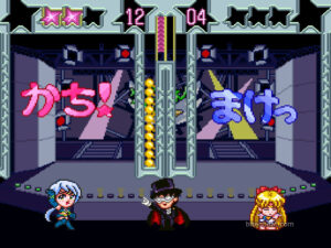 The victory screen in Fuwa Fuwa Panic 2.