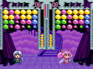 Gameplay footage from Fuwa Fuwa Panic 2.