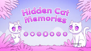 The intro screen in Hidden Cat Memories.