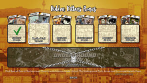 The stage select screen in Hidden Cats in Berlin.