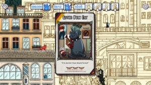 The Gothic Punk Cat card in Hidden Cats in Berlin.