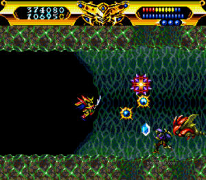 Gameplay footage from Lords of Thunder.