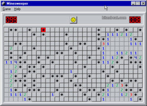 Minesweeper from Windows 98