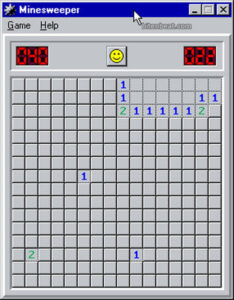Minesweeper from Windows 98